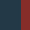 Indigo with Red