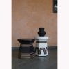 Black and White Wooden Stools