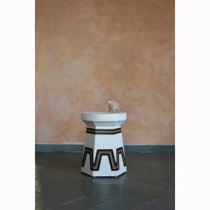 White Wooden Side Table